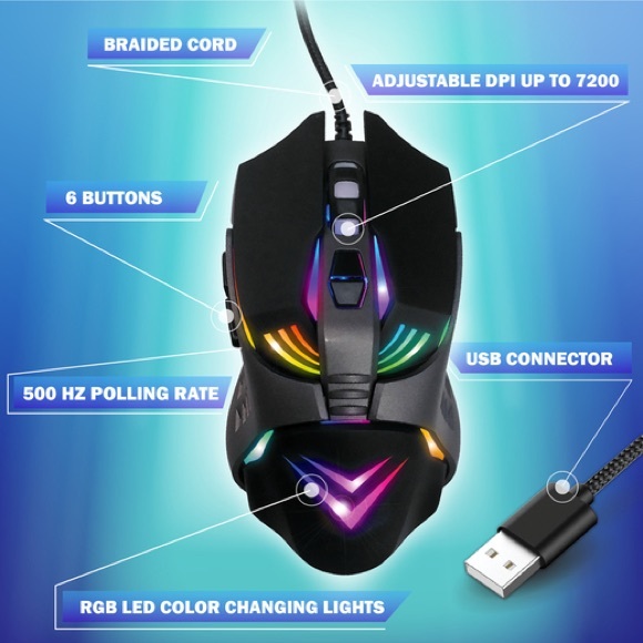 Bugha LED Gaming Mouse - Picture 2 of 6